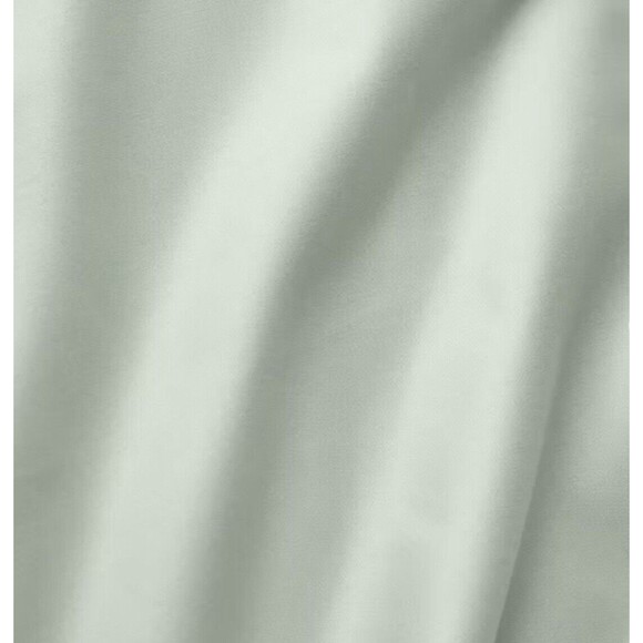 Full Solid Performance 400 Thread Count Sheet Set Silver Green - Threshold - New - Picture 3 of 5